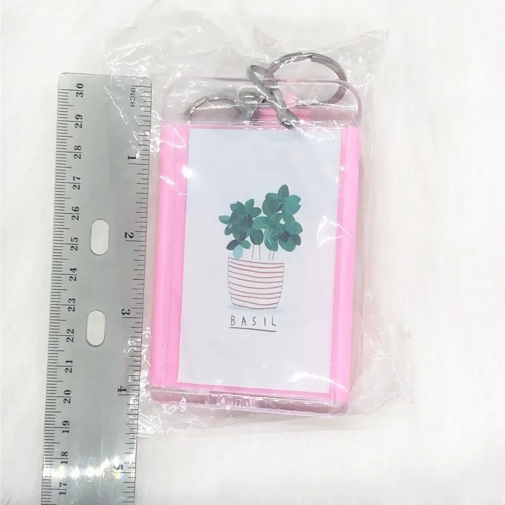 🔮 5/$25 Pastel Pink‎ Plastic Luggage Tag